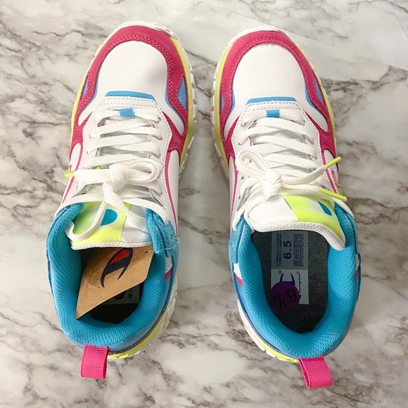 SOLD Champion Tank Track Neon Street Shoes - Picture 2 of 5